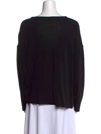 Khaite Silk Scoop Neck Sweatshirt