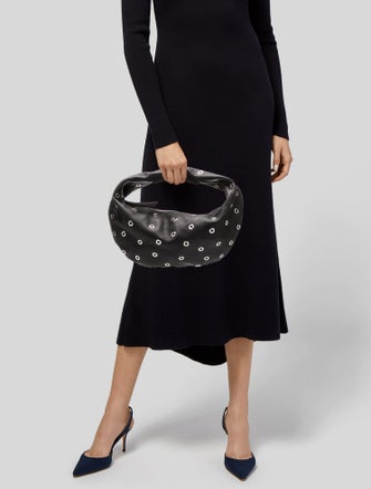 Khaite Leather Top Handle Bag