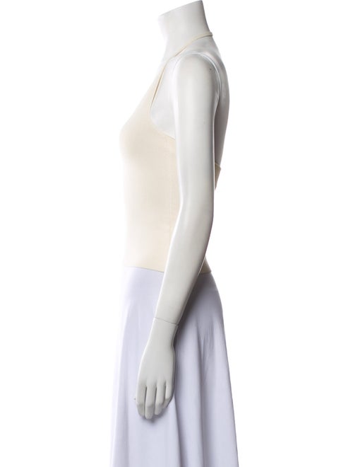 Khaite Cashmere V-Neck Crop Top