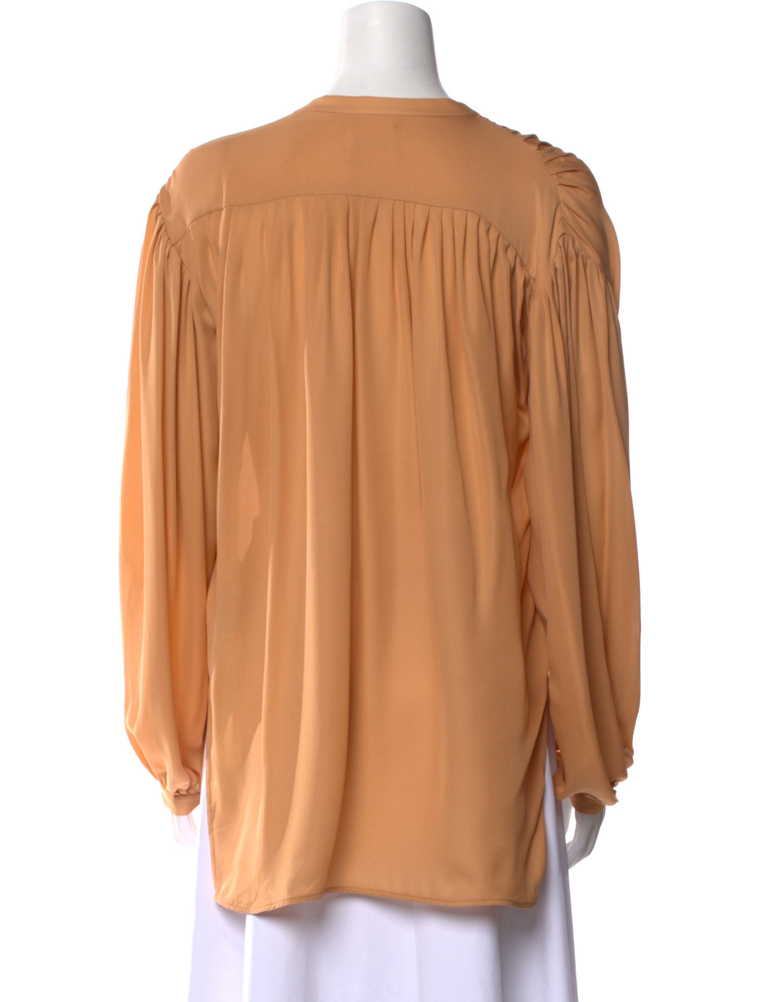 Khaite Silk V-Neck Blouse