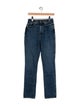 Khaite Mid-Rise Straight Leg Jeans