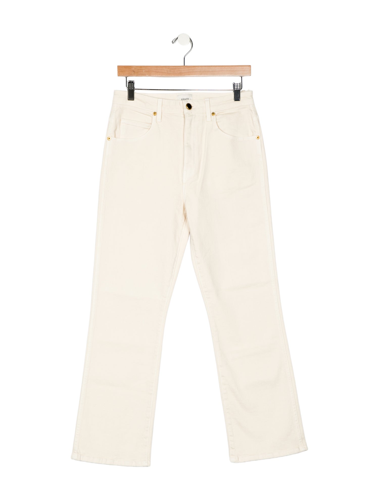 Khaite High-Rise Wide Leg Jeans