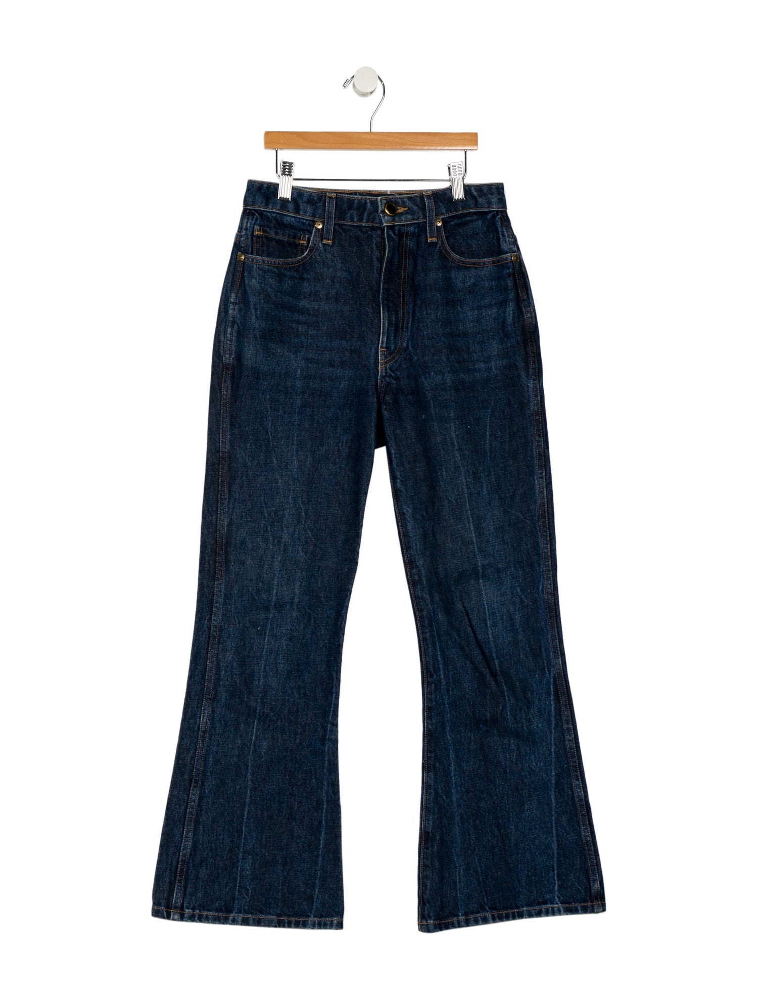Khaite High-Rise Wide Leg Jeans