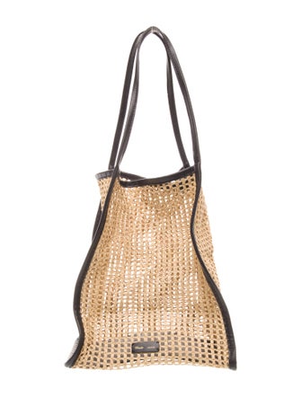 Khaite Raffia Bucket Bag
