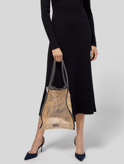 Khaite Raffia Bucket Bag