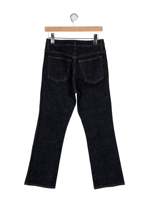 Khaite High-Rise Straight Leg Jeans