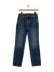 Khaite High-Rise Straight Leg Jeans