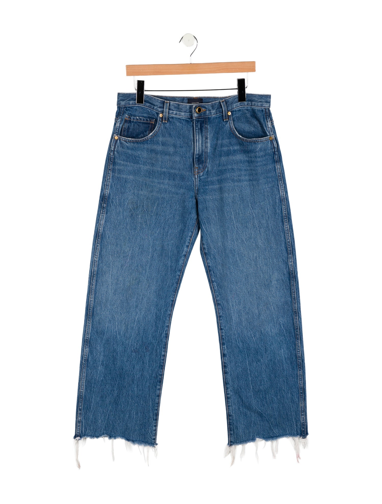 Khaite High-Rise Wide Leg Jeans