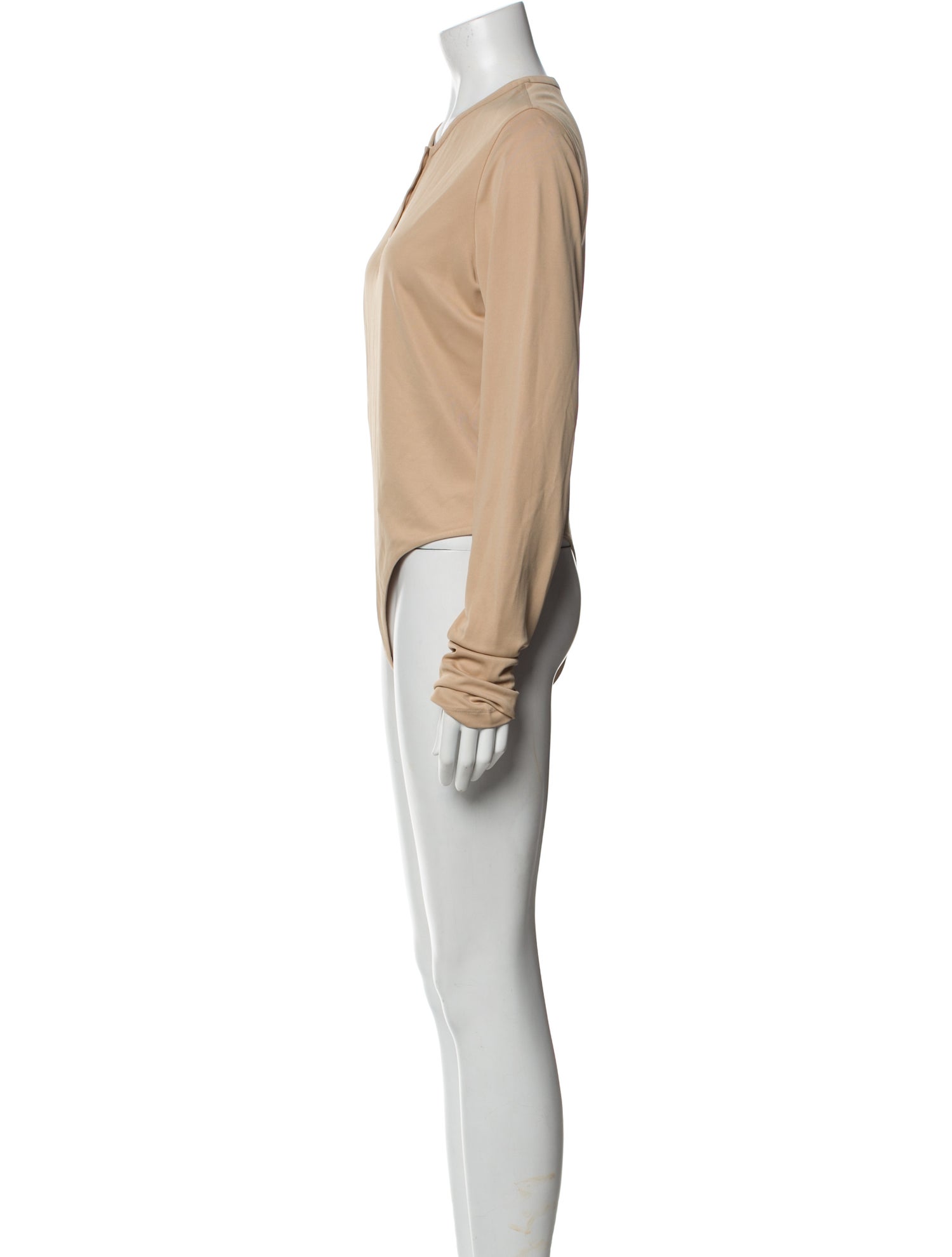 Khaite V-Neck Long Sleeve Bodysuit