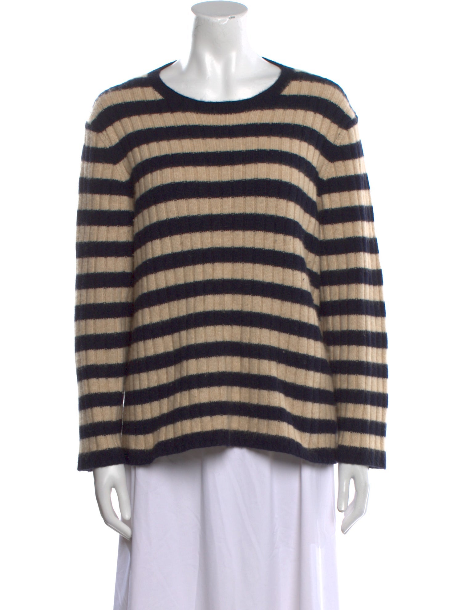 Khaite Cashmere Striped Sweater