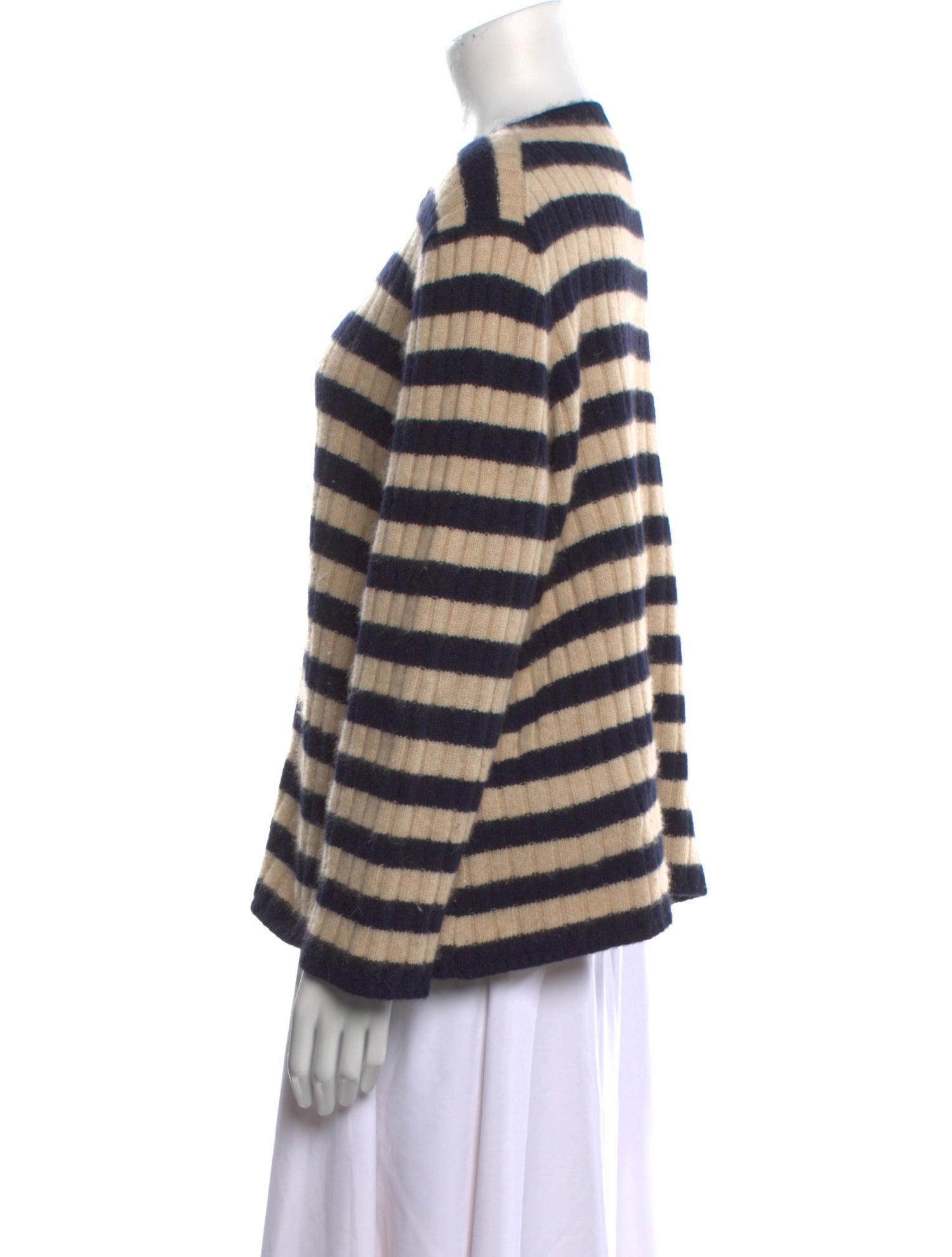 Khaite Cashmere Striped Sweater