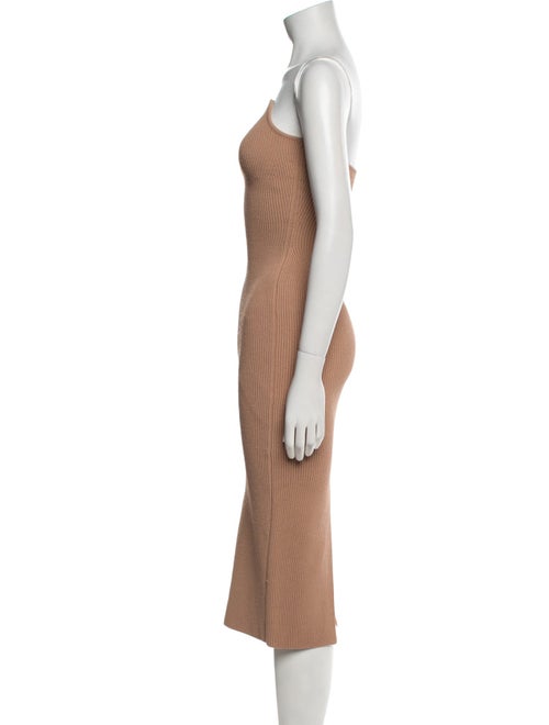 Khaite Strapless Knee-Length Dress