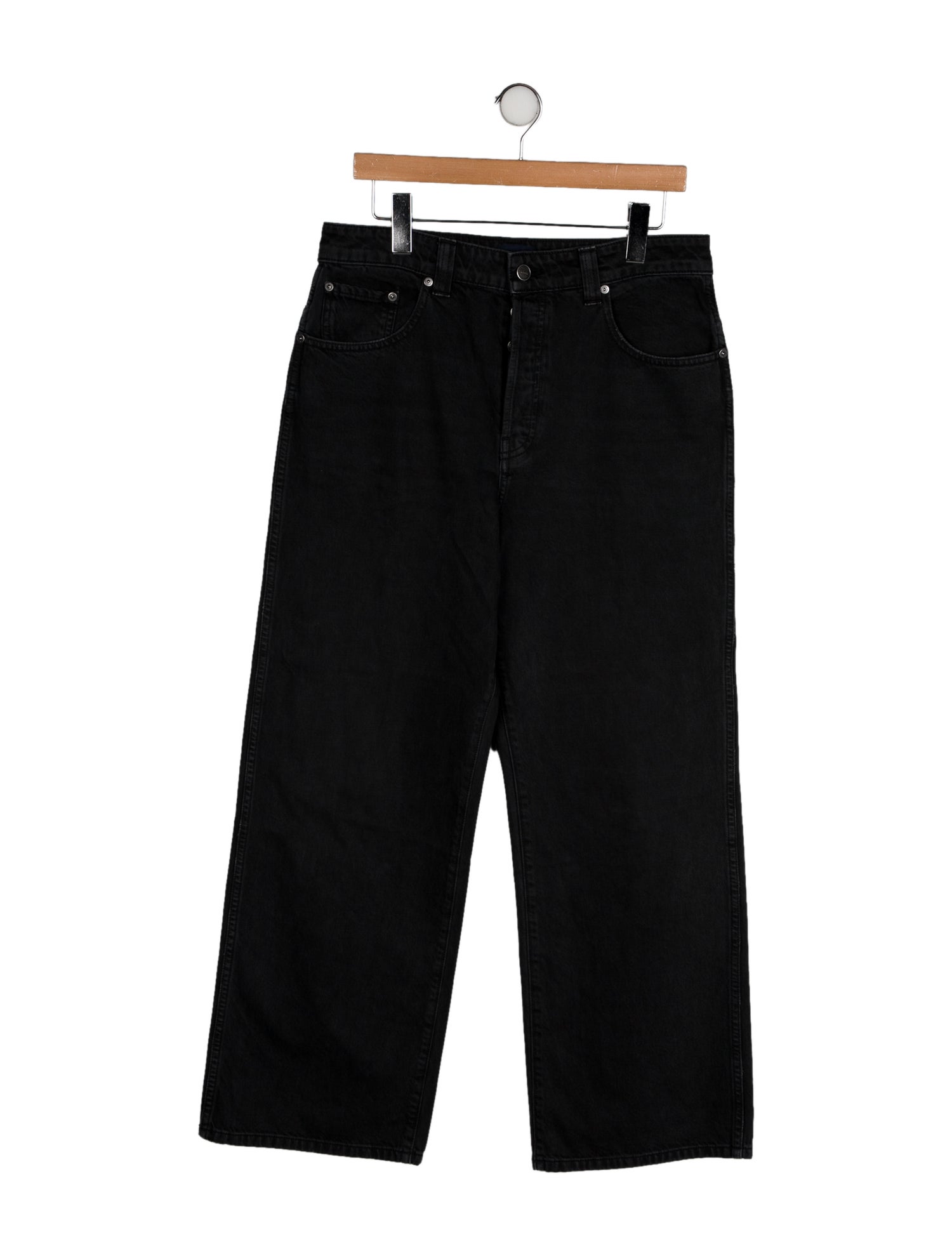 Khaite High-Rise Wide Leg Jeans