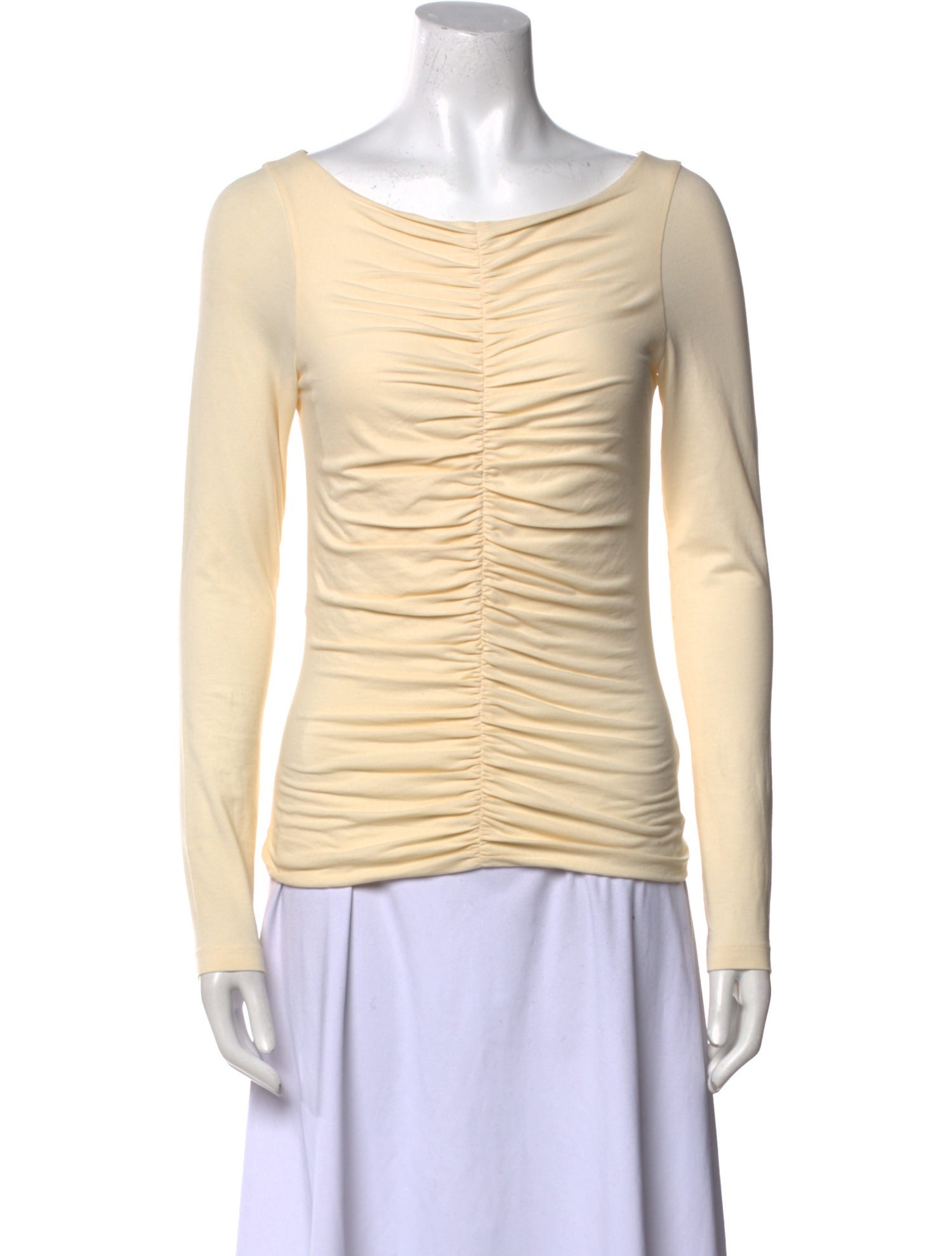 Khaite Scoop Neck Long Sleeve Top