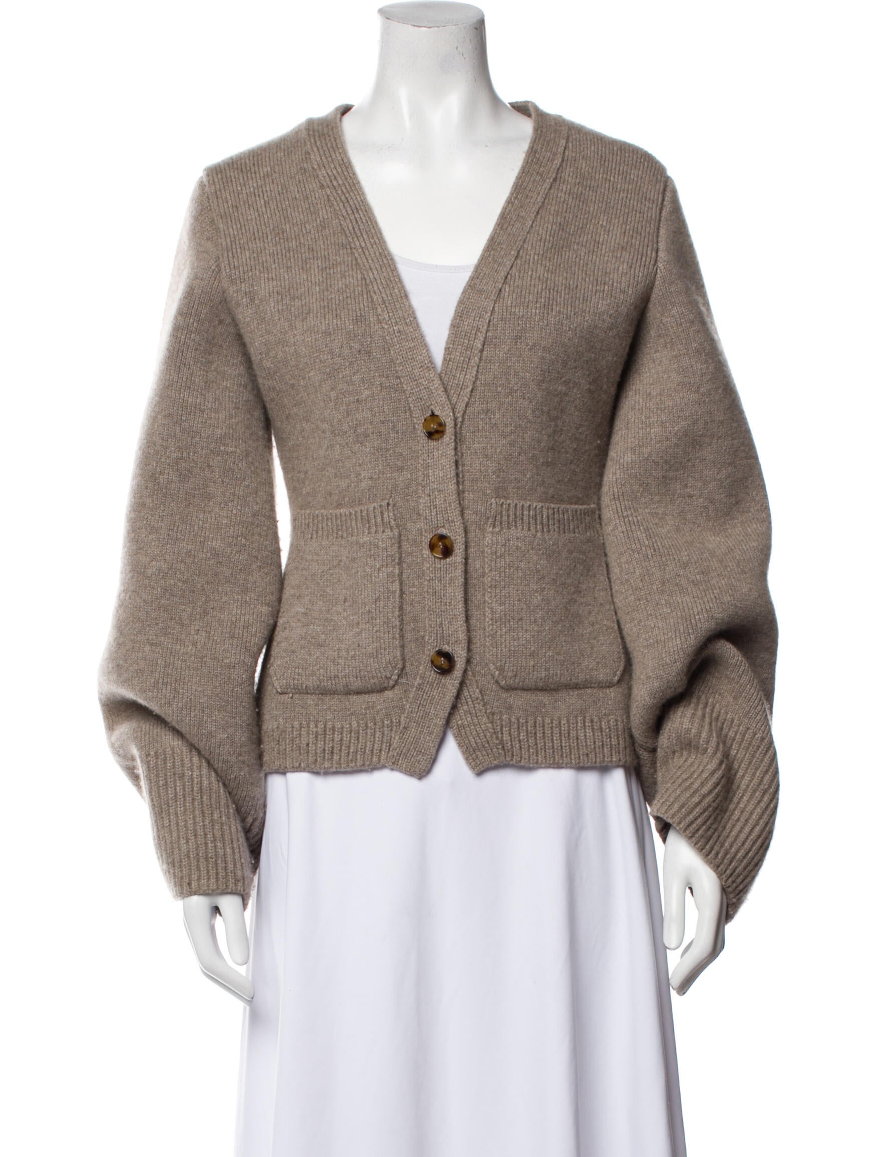 Khaite Cashmere V-Neck Sweater