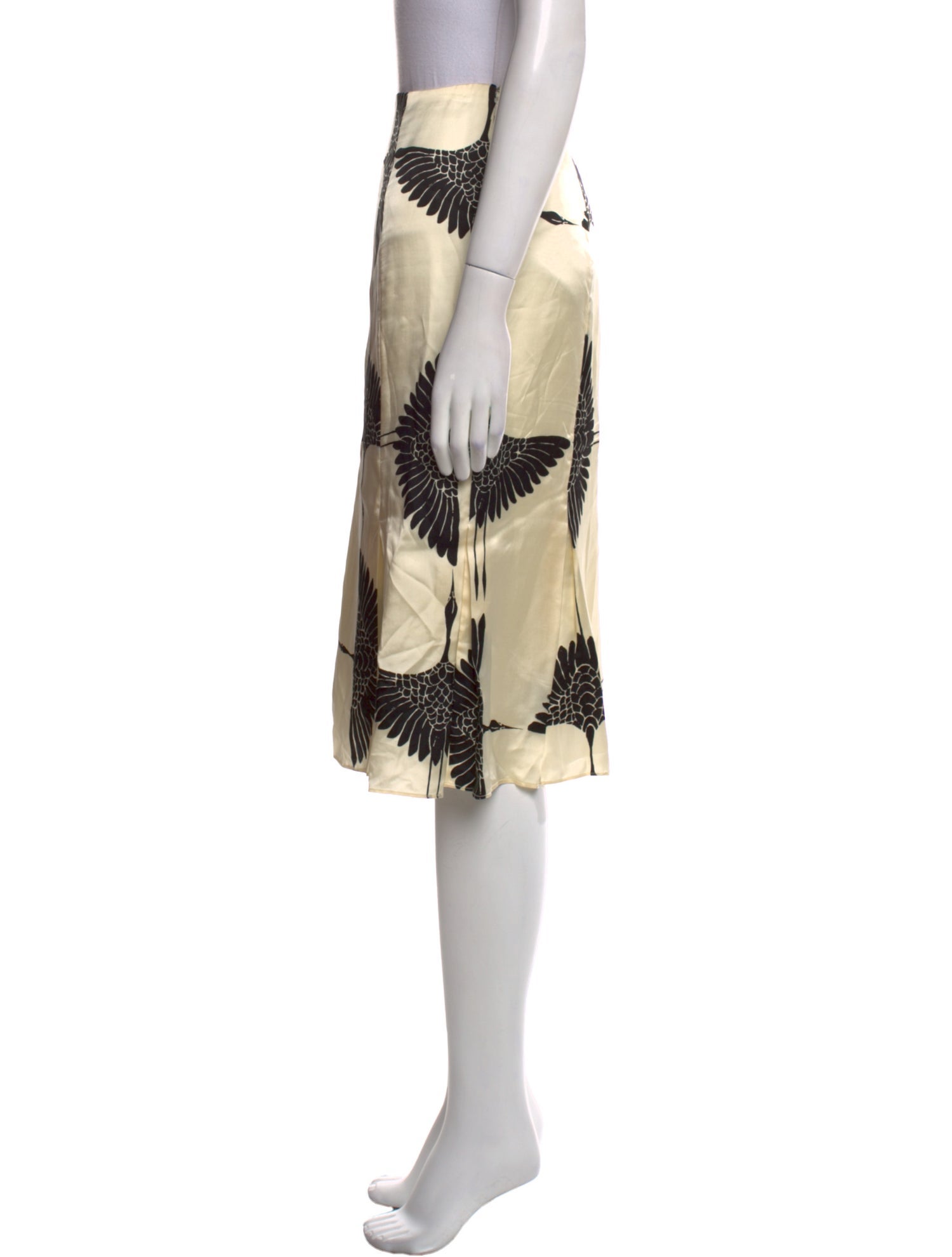 Khaite Printed Knee-Length Skirt