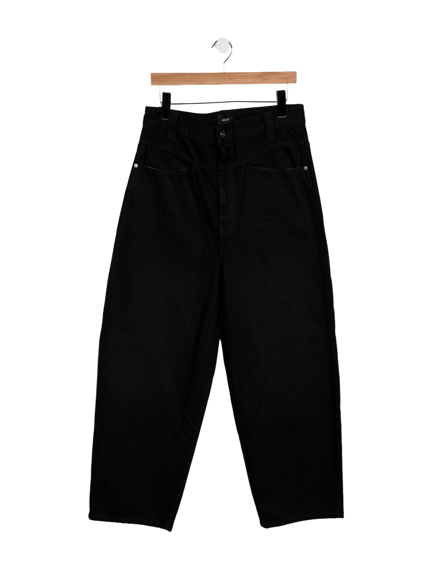 Khaite High-Rise Wide Leg Jeans