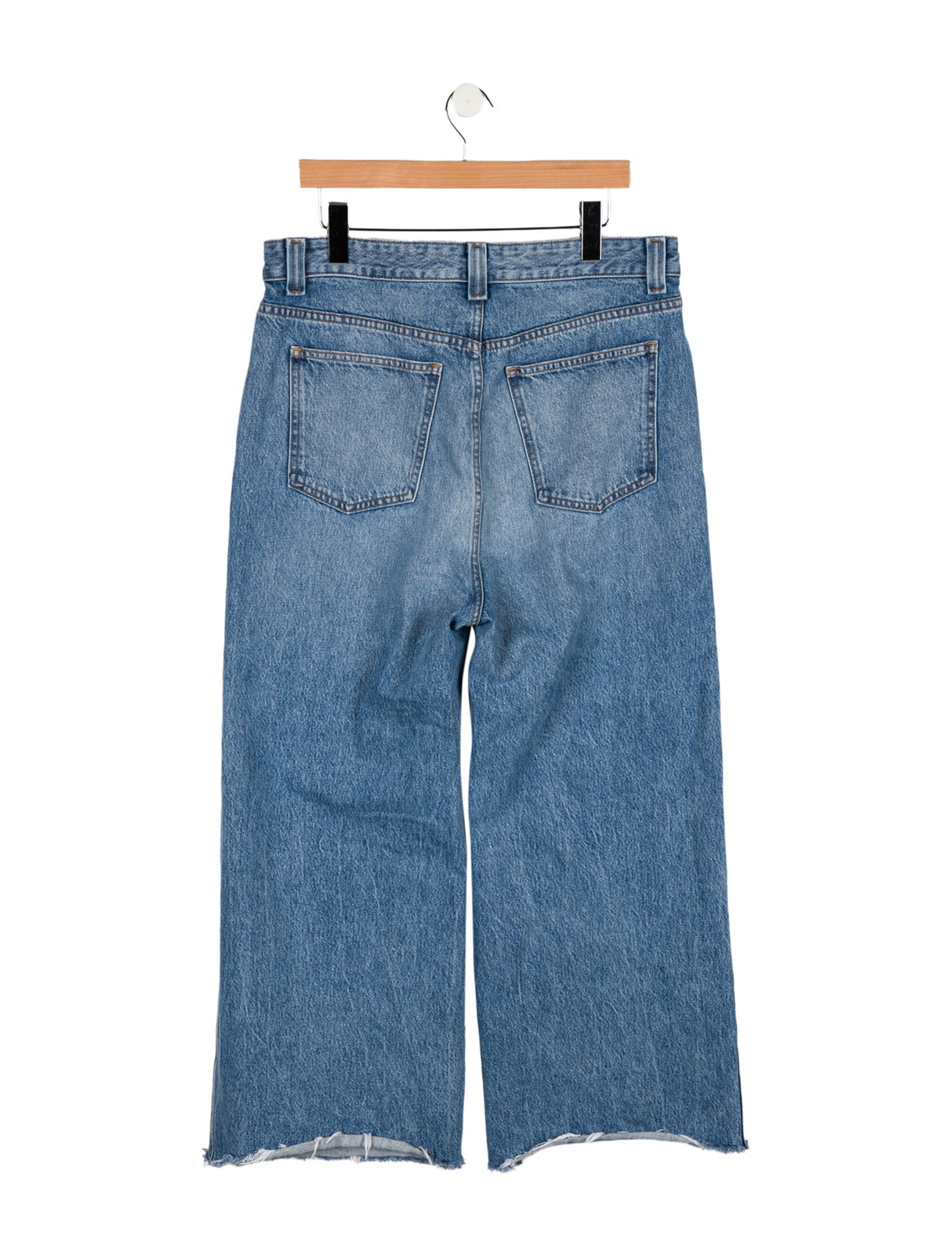 Khaite High-Rise Wide Leg Jeans