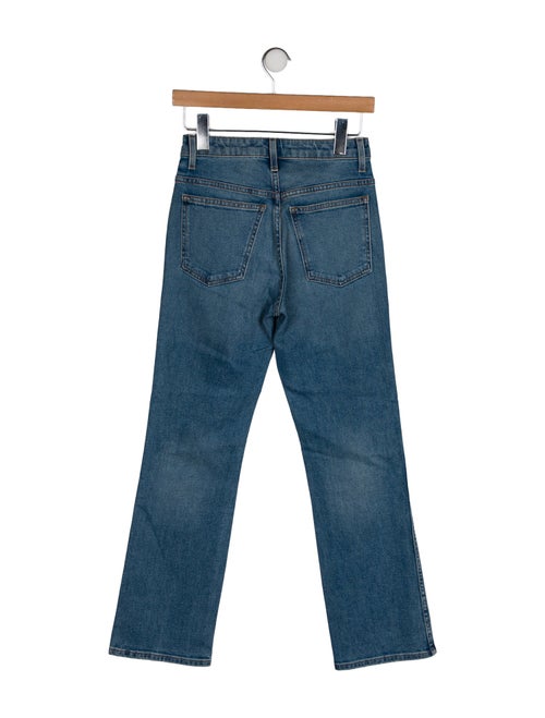 Khaite Mid-Rise Straight Leg Jeans