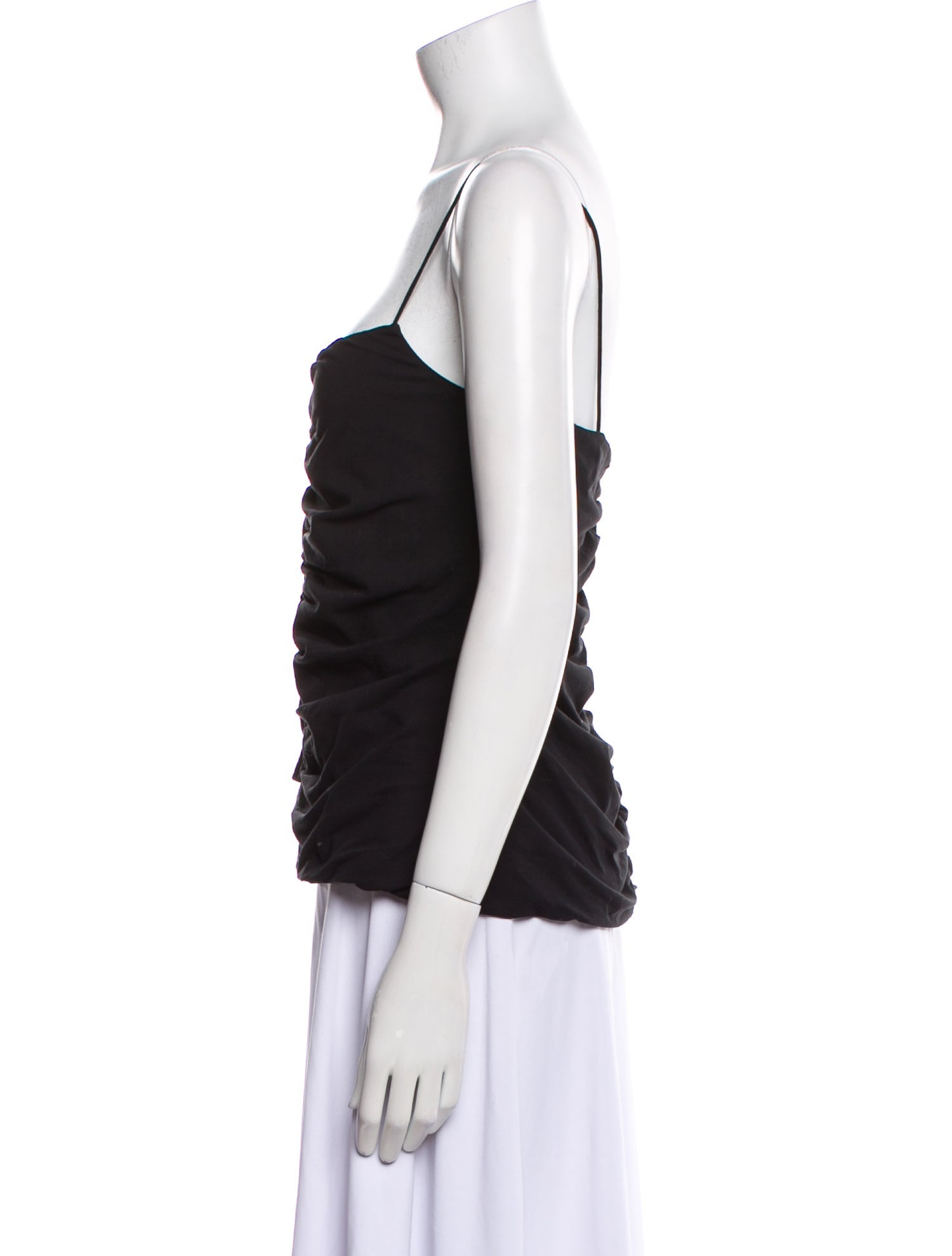 Khaite Square Neckline Sleeveless Top