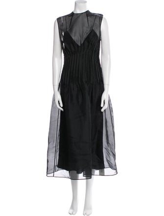 Khaite Silk Long Dress