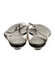 Khaite Leather Flip Flops