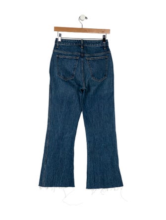 Khaite High-Rise Wide Leg Jeans