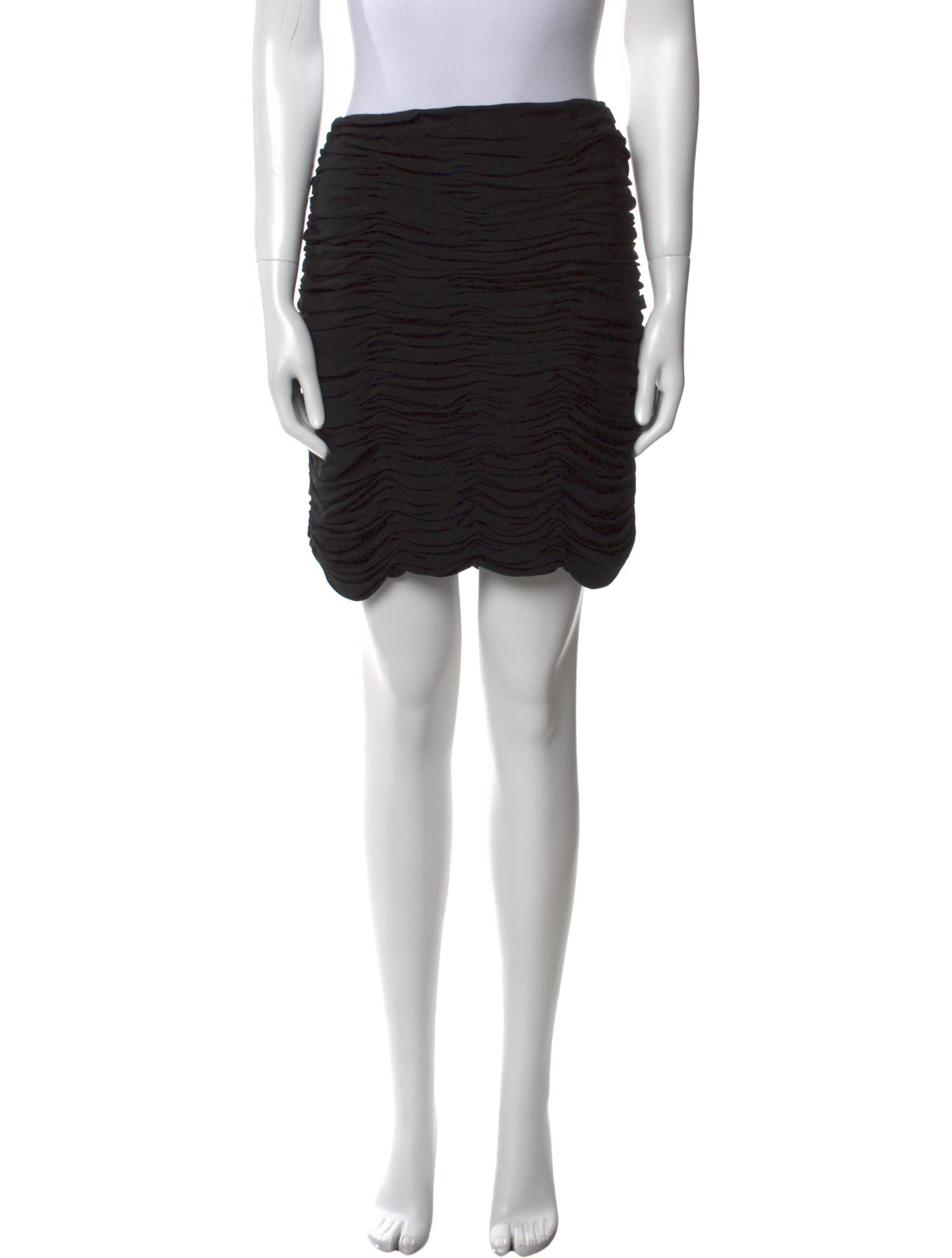 Khaite Pleated Accents Mini Skirt