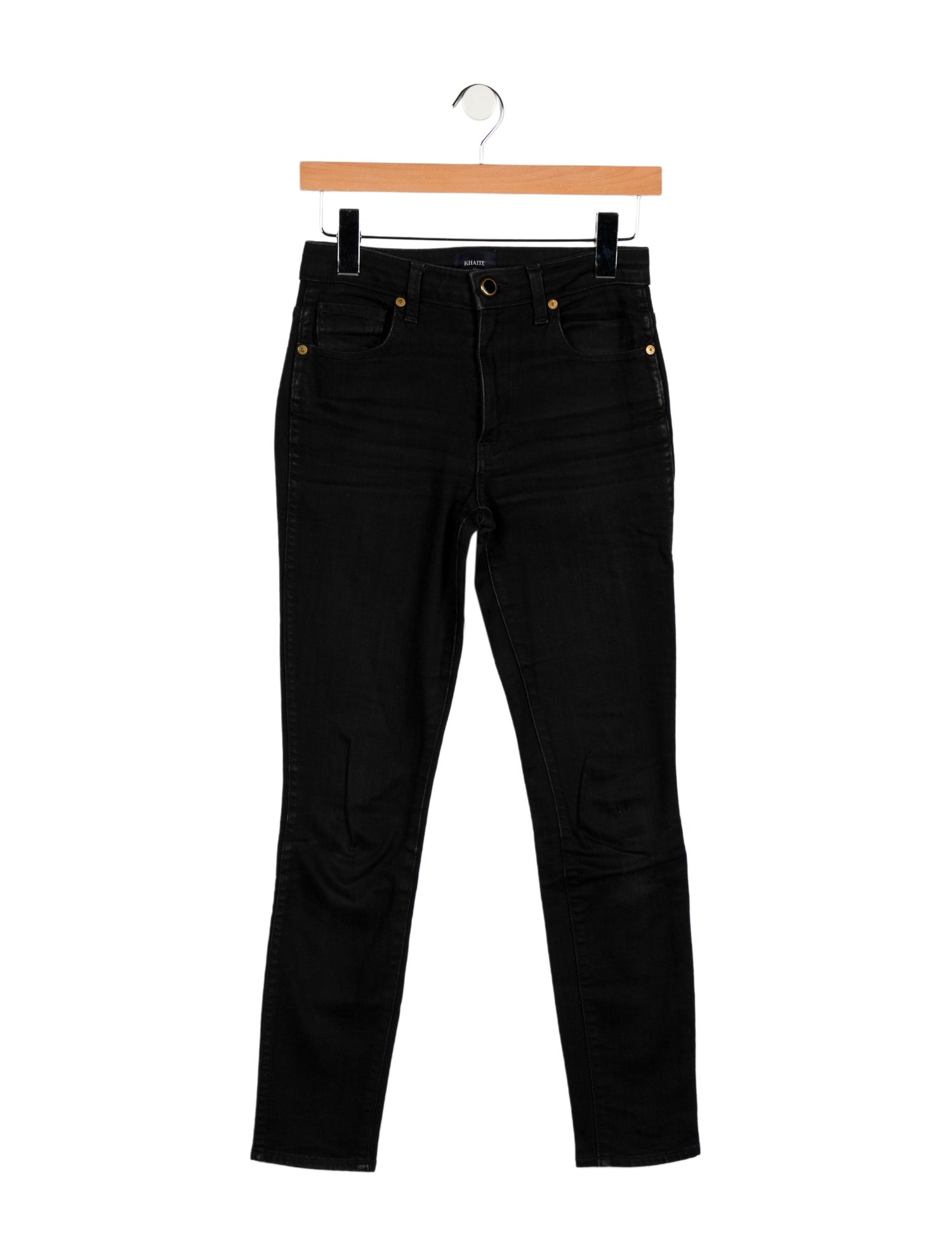 Khaite Mid-Rise Skinny Leg Jeans