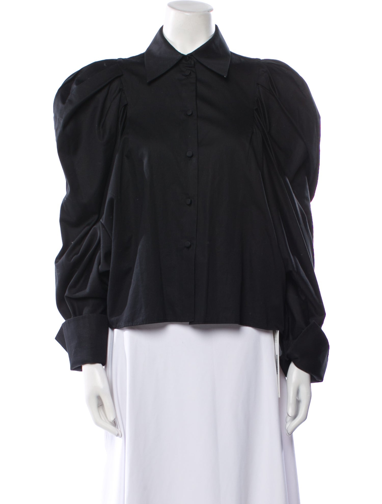 Khaite Long Sleeve Button-Up Top