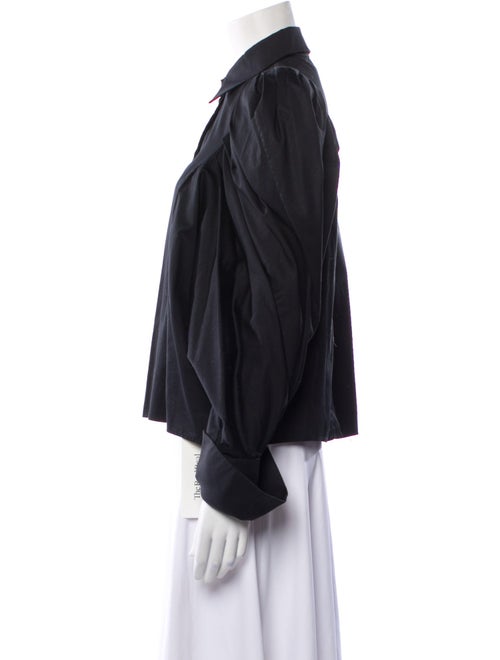 Khaite Long Sleeve Button-Up Top