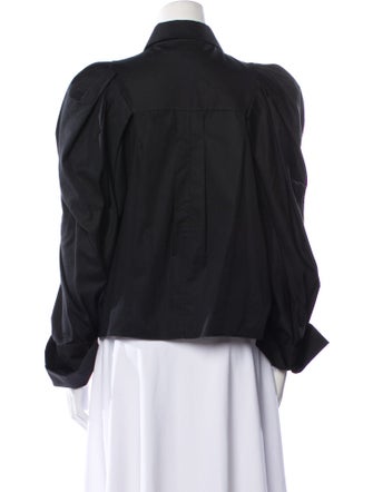 Khaite Long Sleeve Button-Up Top