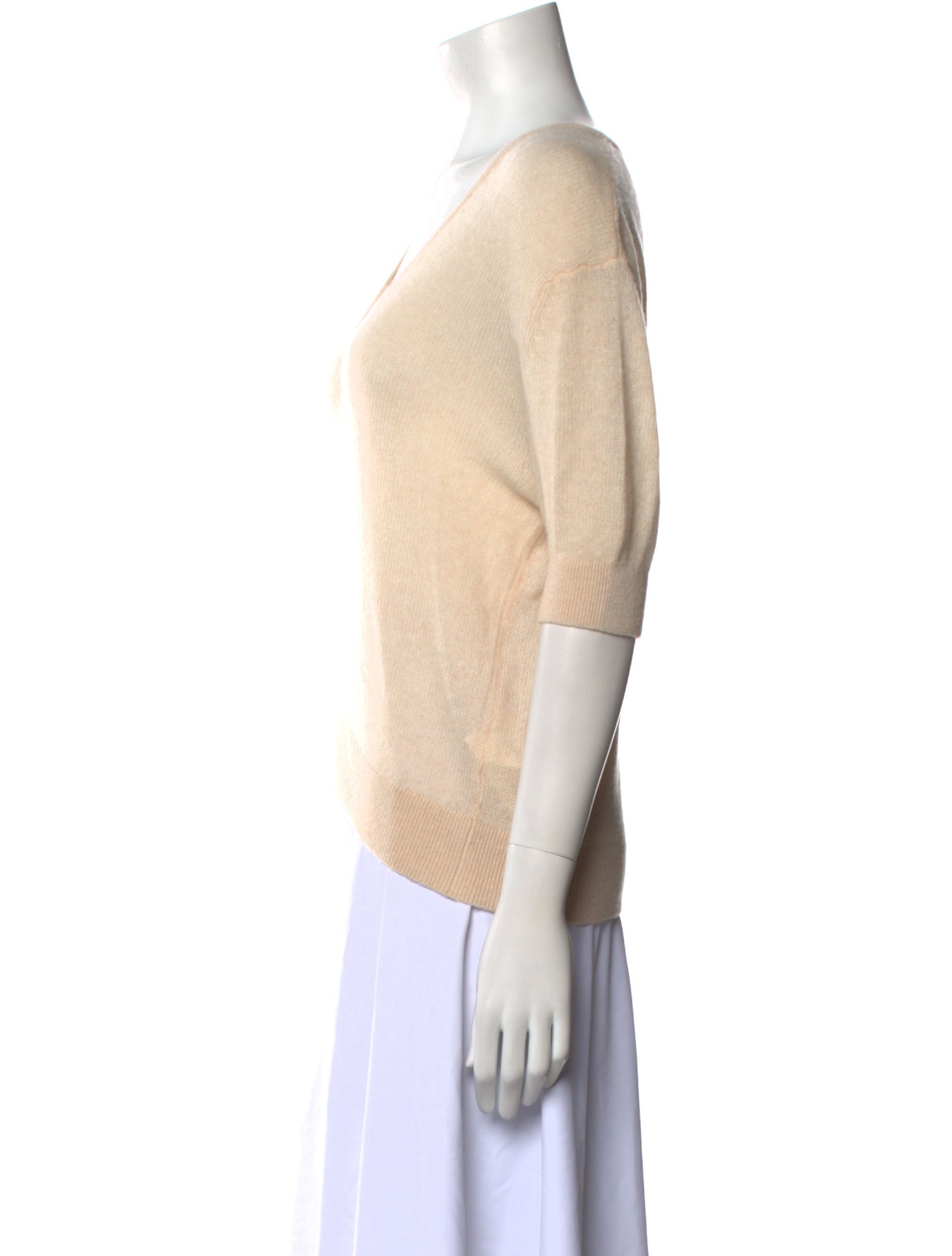 Khaite Cashmere V-Neck Sweater