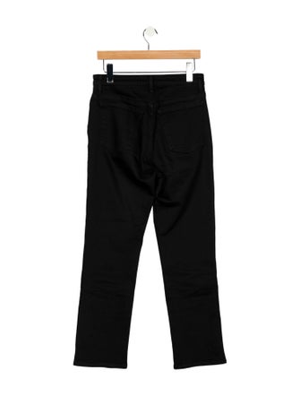 Khaite Mid-Rise Straight Leg Jeans