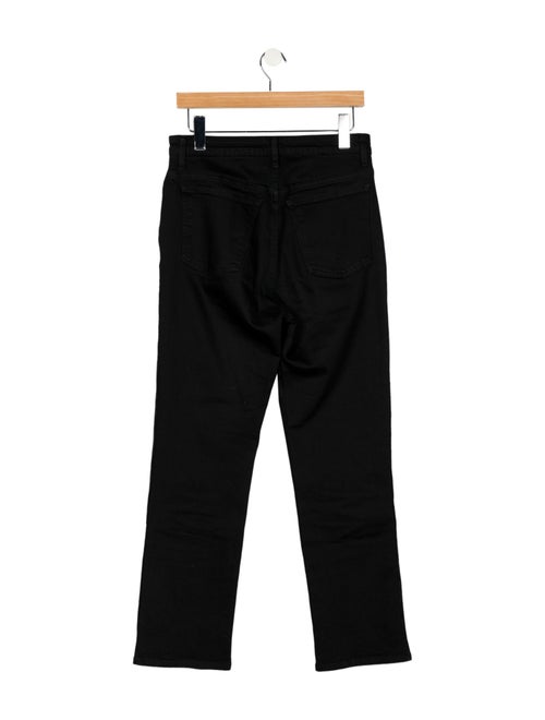 Khaite Mid-Rise Straight Leg Jeans