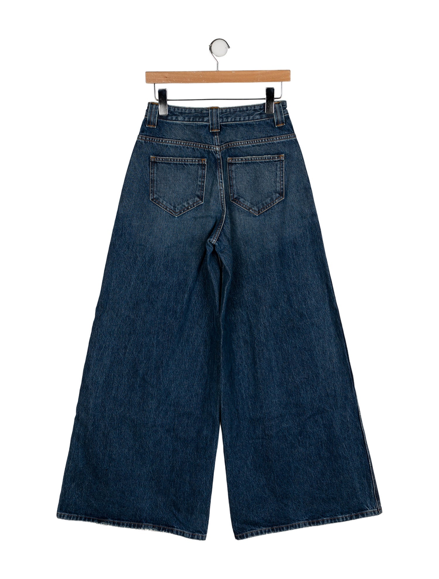 Khaite High-Rise Wide Leg Jeans
