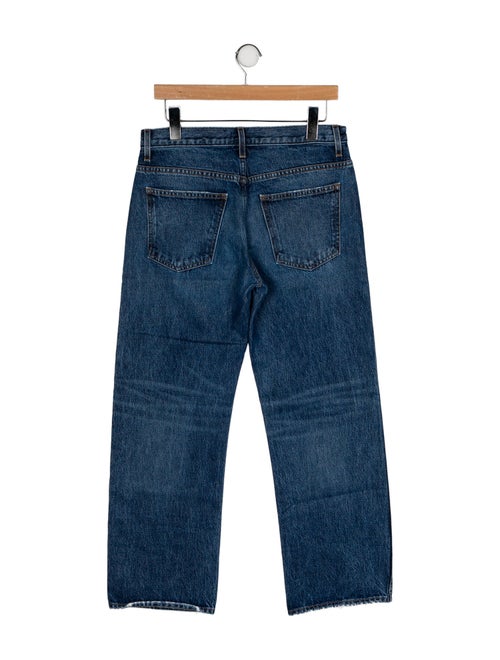 Khaite Mid-Rise Wide Leg Jeans