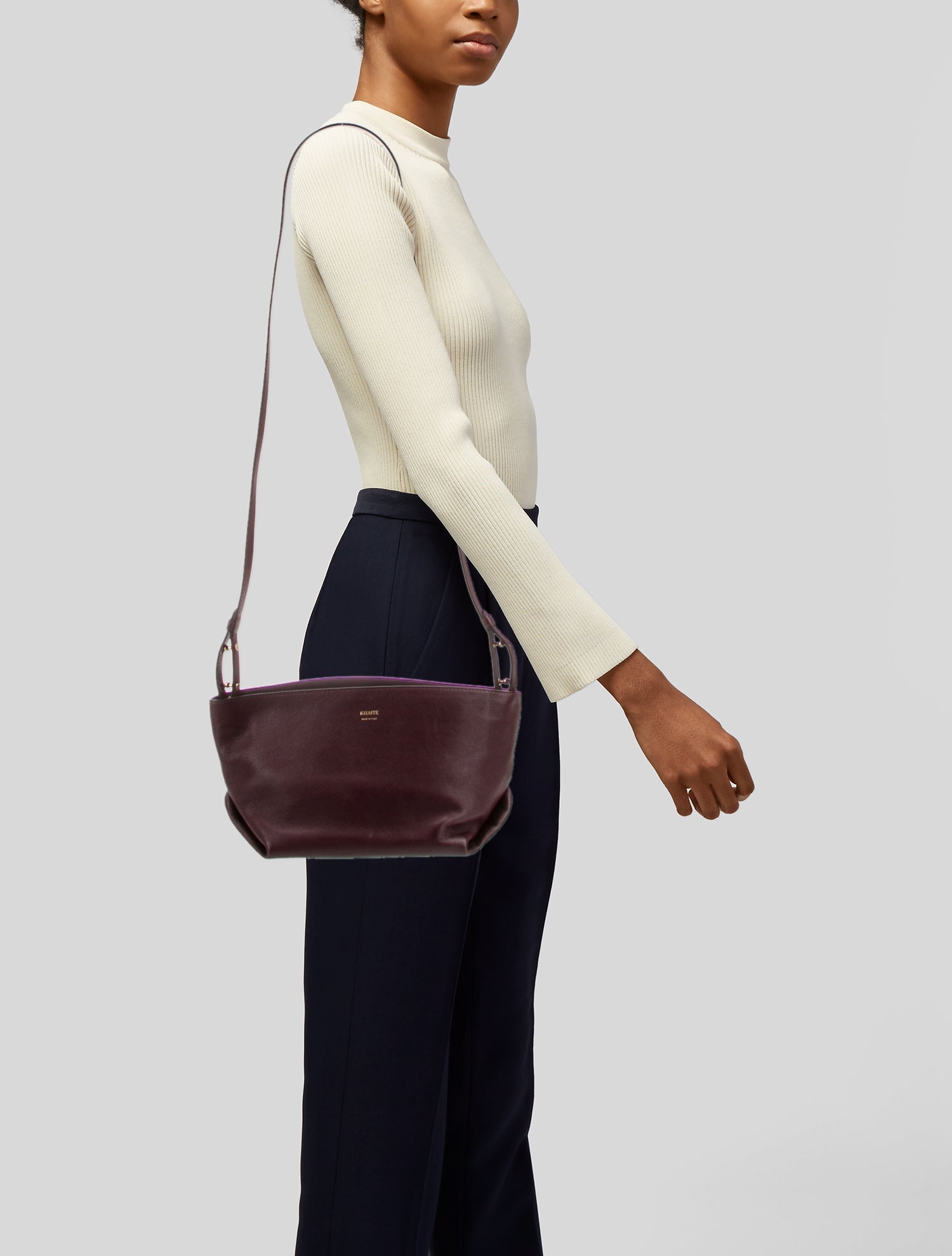 Khaite Leather Crossbody Bag