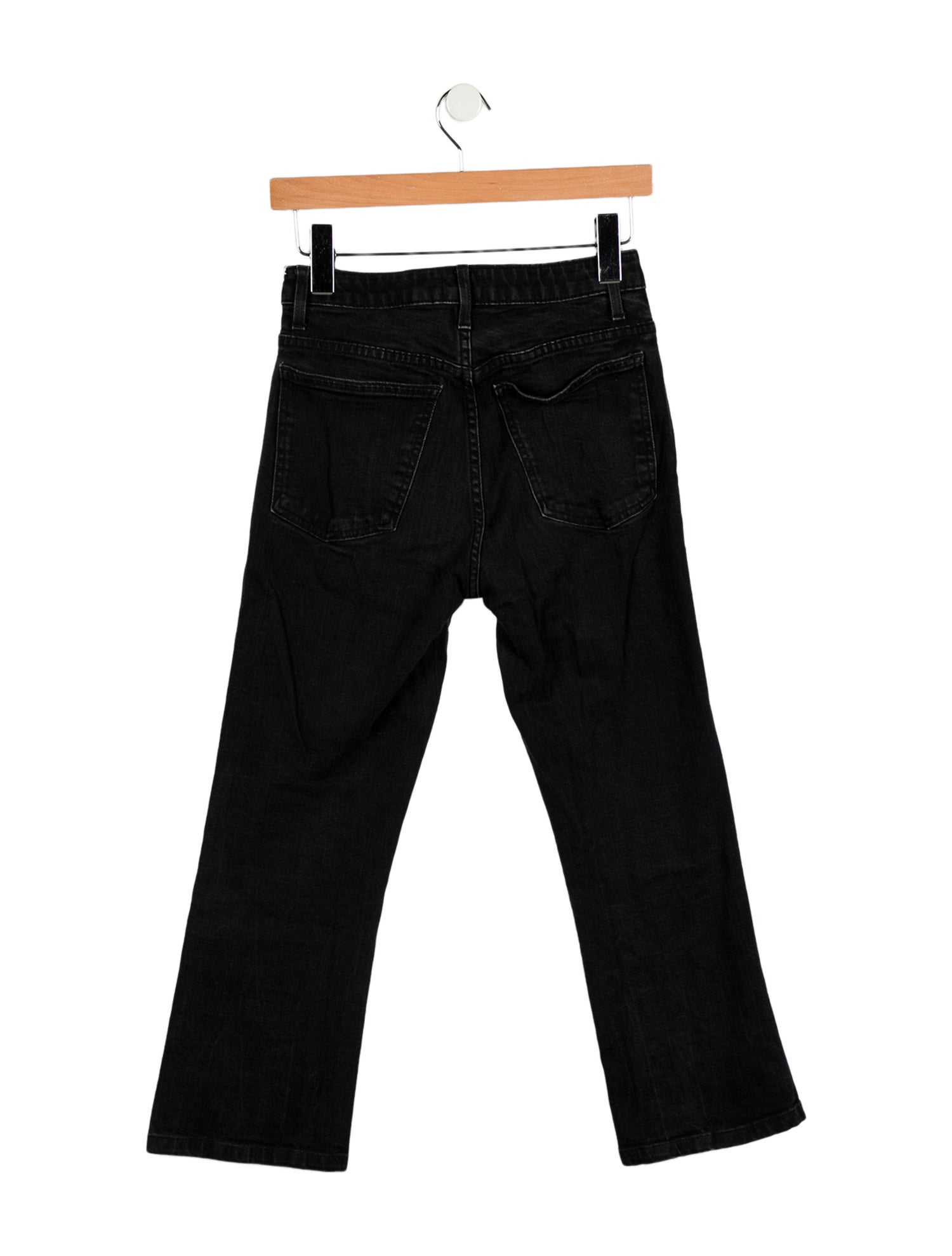 Khaite High-Rise Straight Leg Jeans