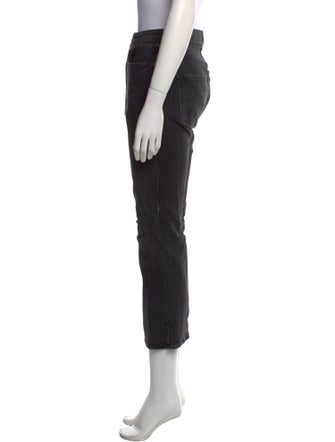 Khaite Mid-Rise Straight Leg Jeans