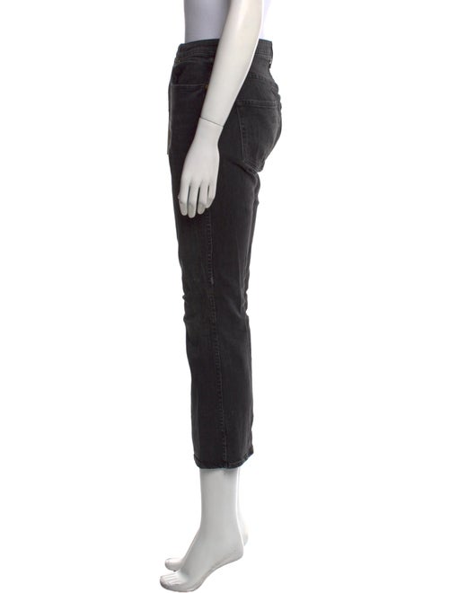 Khaite Mid-Rise Straight Leg Jeans