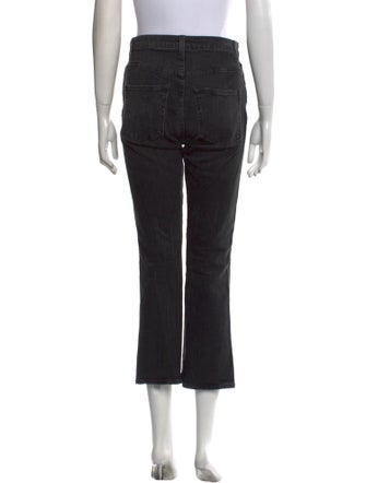 Khaite Mid-Rise Straight Leg Jeans