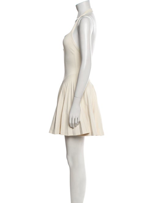 Khaite Square Neckline Mini Dress