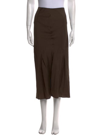 Khaite Virgin Wool Midi Length Skirt