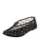 Khaite Mesh Crystal Embellishments Ballet Flats