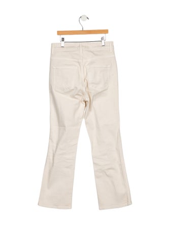 Khaite High-Rise Straight Leg Jeans