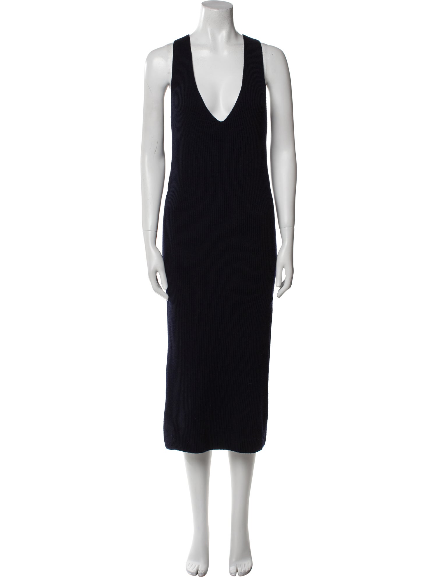 Khaite Merino Wool Midi Length Dress