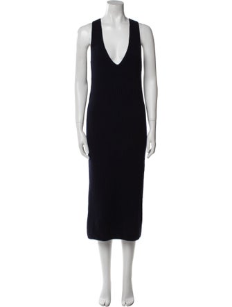 Khaite Merino Wool Midi Length Dress
