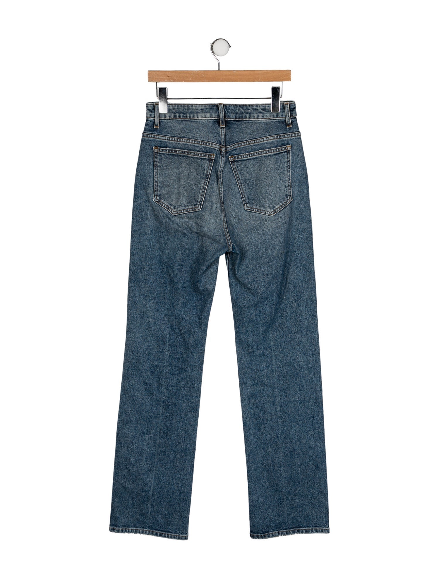Khaite High-Rise Wide Leg Jeans