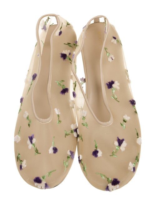 Khaite Marcy Mesh Ballet Flats